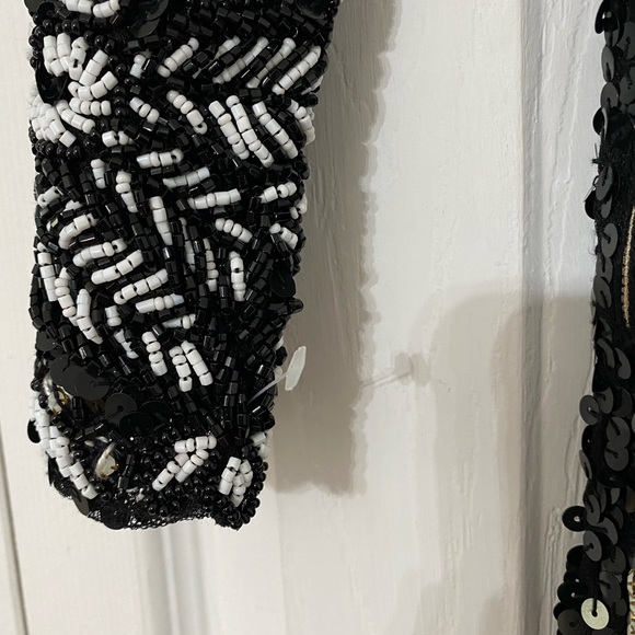 NWT Rare PATBO All Over Hand Beaded Sequins Fitted Dress EU 36 - Picture 13 of 15